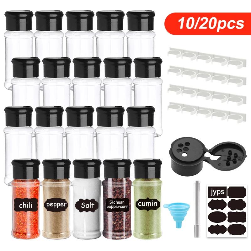Pots pour épices, salière et poivrière, pot d'assaisonnement, organisateur d'épices, condiments de B
