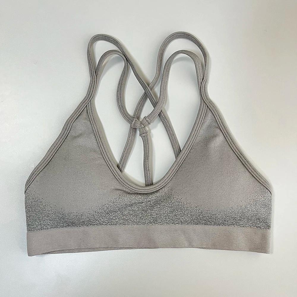 Ignite Cross Back Soutien-gorge de sport Femmes Soutien-gorge de yoga rembourré Halter Fitness Gym H