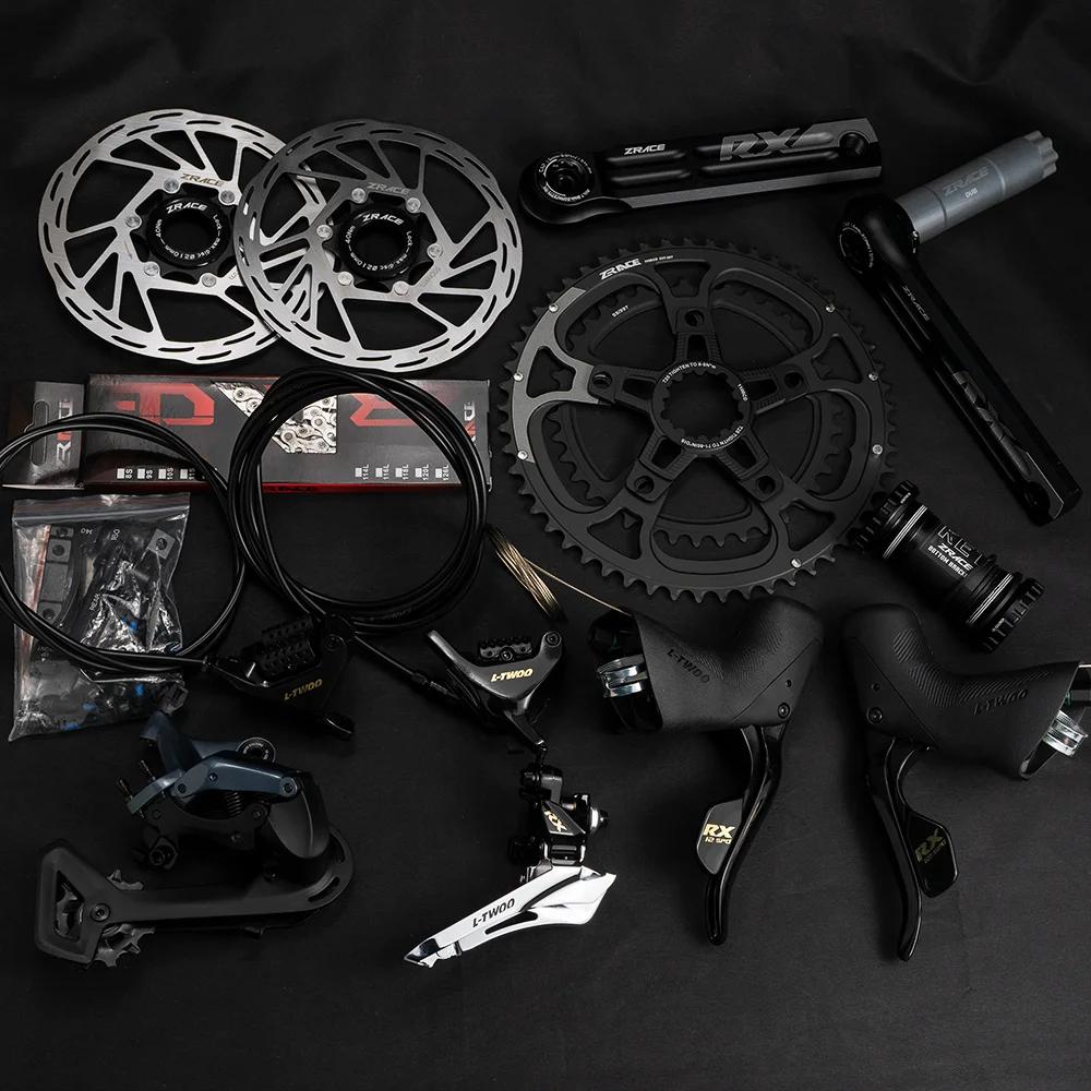 LTWOO-Ensemble de vitesses pour vélo de route, disque hydraulique jas12, manivelle ZRACE, cassette J