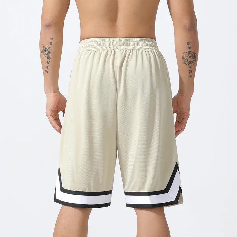 Short basket football homme respirant séchage rapide - Pantalon course extérieur poche zippée