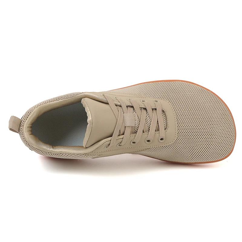 Chaussures minimalistes pieds nus 2024 - Baskets marche large semelle zéro drop grande taille 47