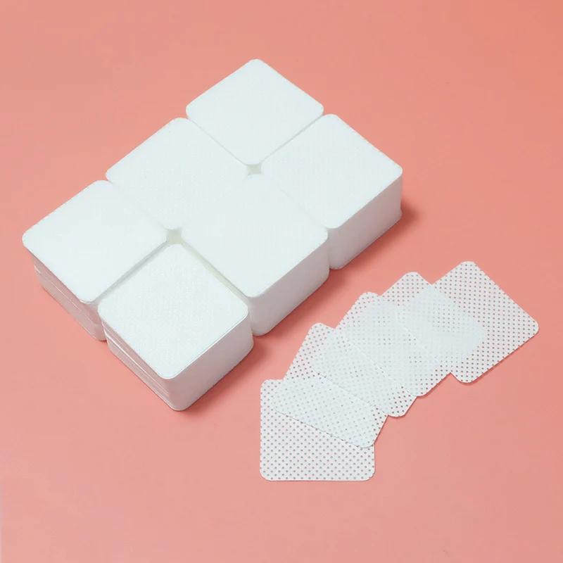 Lingettes pour ongles non pelucheuses, dissolvant de vernis à ongles, colle pour Extension de cils,