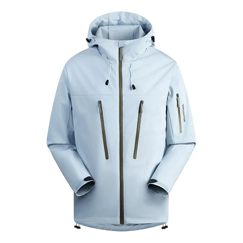 Veste d'alpinisme pour hommes, coupe-vent et imperméable, tissu à la mode, Design Hip Hop, manteau d