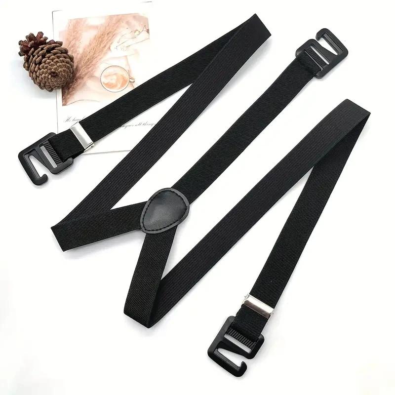 Bretelles pour hommes de 2.5cm de largeur, nouveau bretelles créatives à 3 crochets, pantalons décon