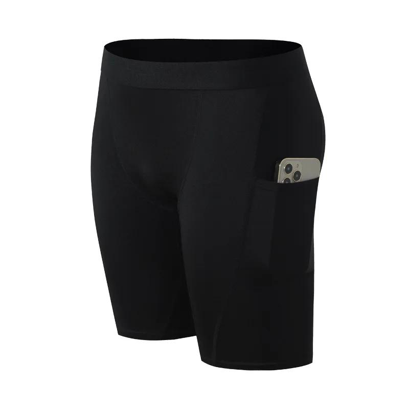 Collants courts à Compression pour hommes, à séchage rapide, pour course à pied, Fitness, Sport, Leg