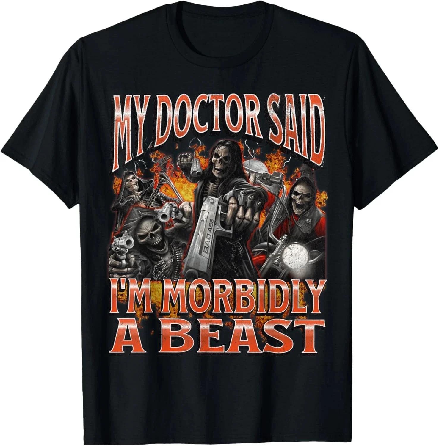 Mon docteur a dit que je suis morbidement une bête imprimé confortable et doux à la mode Tendy drôle