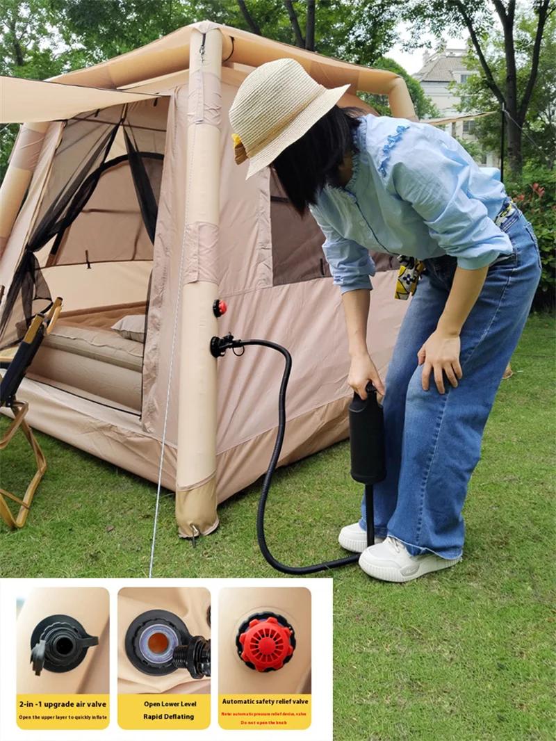 Lohascamping grande tente d'air de Camping pour 4-5 personnes abri d'air tente dôme randonnée famili