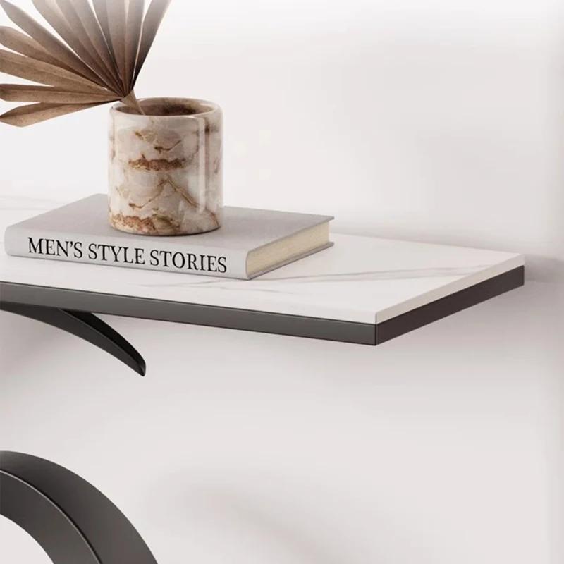 Table Console de luxe nordique Design incurvé belle Table Console élégante Premium Console classique