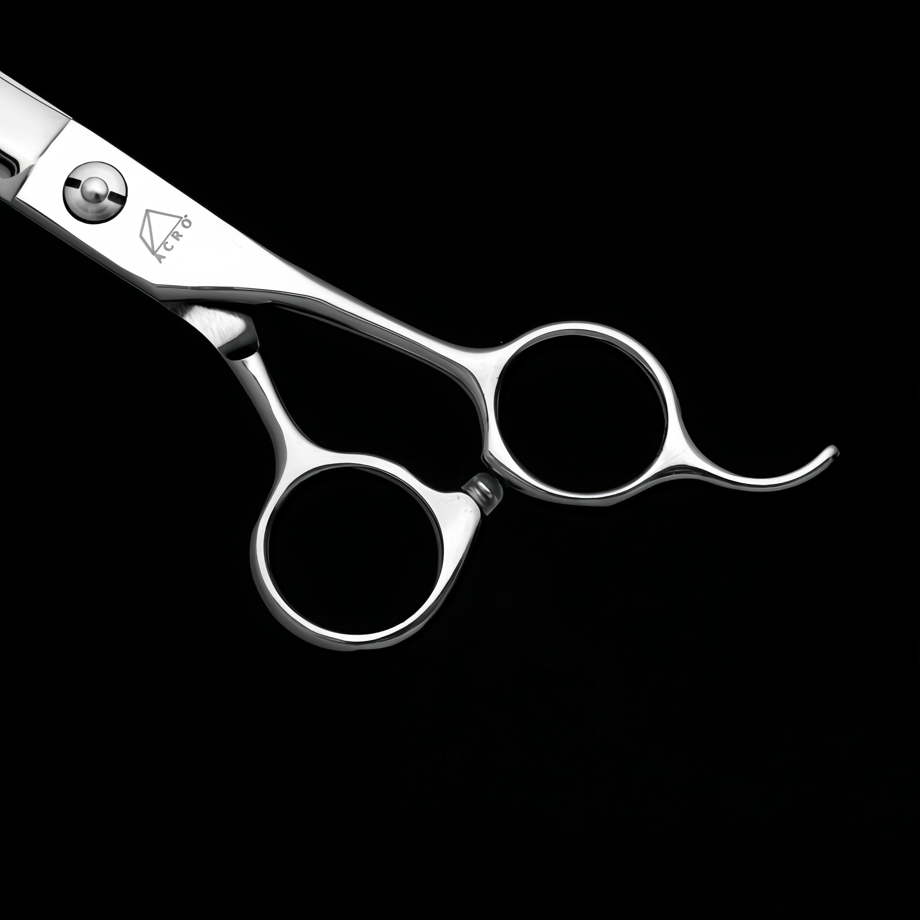 Ciseaux de barbier professionnels de 7 et 6 pouces, fabriqués en acier japonais 440C, ciseaux de bar