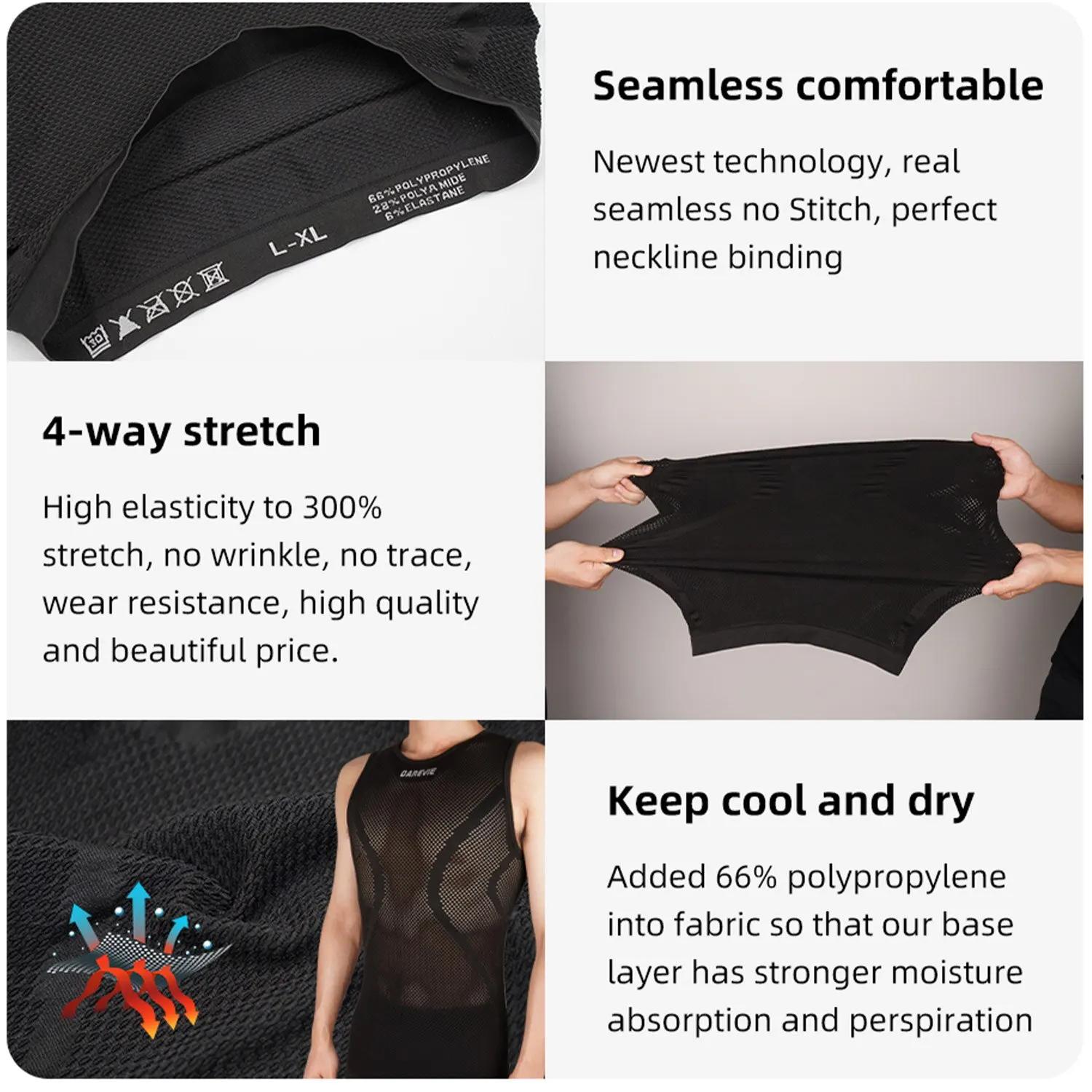 DAREVIE cyclisme première couche homme petite taille Compression sans couture femmes vélo cyclisme s