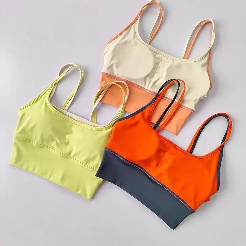 Soutien-gorge de Sport pour femmes gilet de gymnastique Yoga beauté noir bustier tubulaire course so