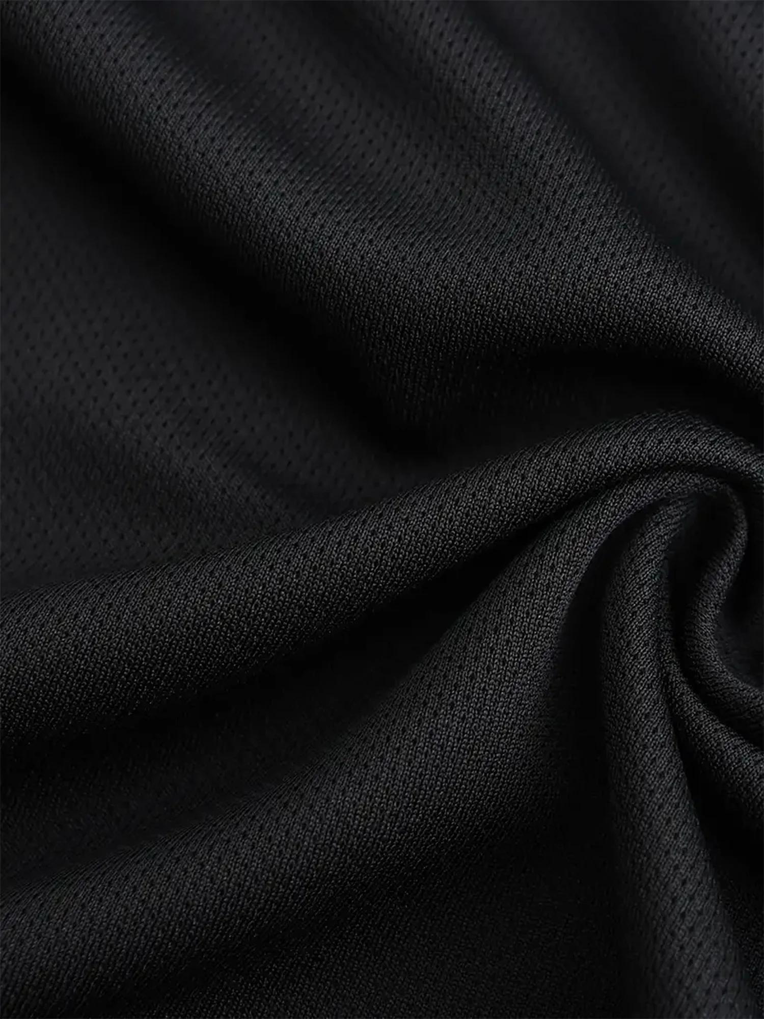 Chemise à col rond à manches longues pour homme, haut de fitness à séchage rapide, chemise de sport