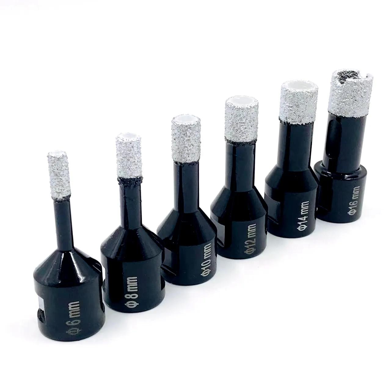 Mèches de perçage diamantées à sec, 1 pièce, coupe-trou pour carrelage en céramique, forets pour gra