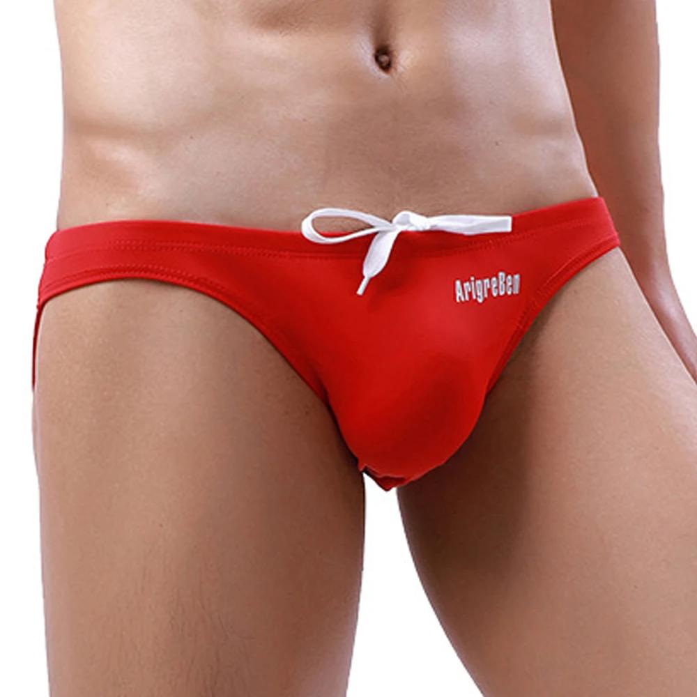 Maillot de bain Push Up pour hommes, grande taille, short de bain Sexy, plage, taille basse, élastiq