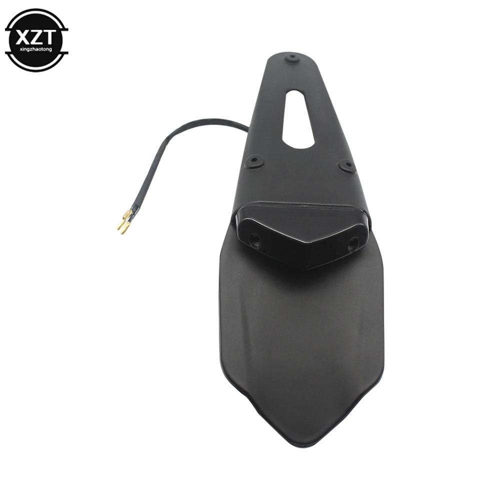 Enquêter arrière LED universel pour moto, feu stop, plaque de planificateur de garde-boue arrière, s