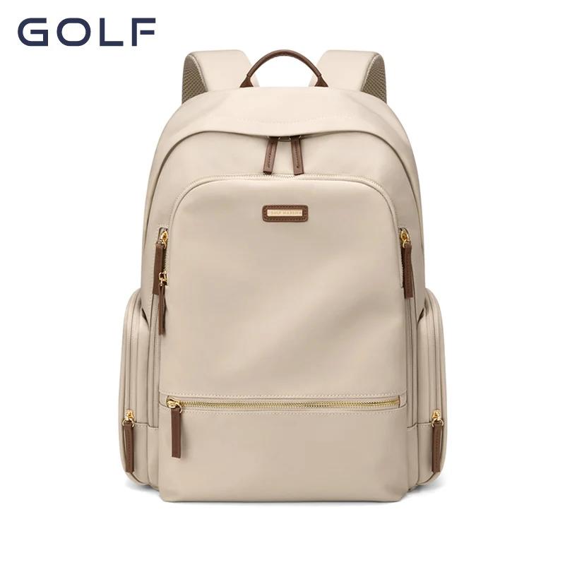 Sac à dos de mode pour femmes GOLF, sac de voyage en nylon de couleur unie, sac d'école pour les tra