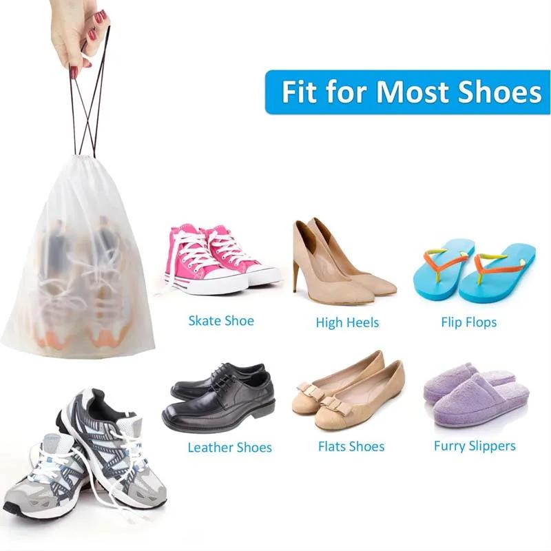 Sac de rangement Portable pour chaussures, 10 pièces, sac de rangement écologique à cordon de serrag