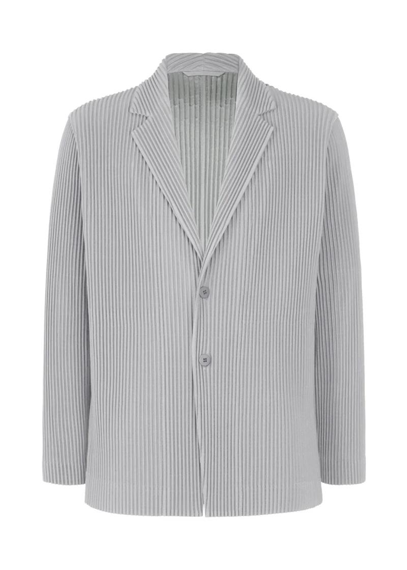 Blazer noir plissé pour homme, olympiques de luxe, doublé partiel, manteau de bureau, haute couture,