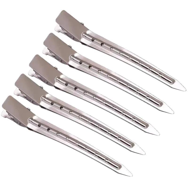 Pinces à cheveux Barrettes en métal, 5/10 pièces, pinces de sectionnement pour coiffure, barbier, co