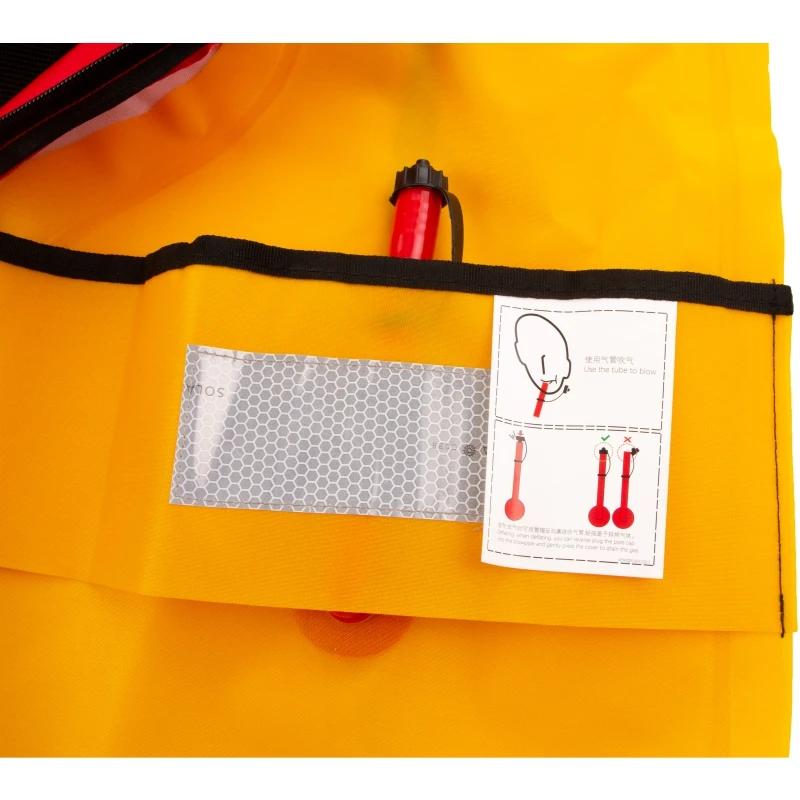 Gilet de pêche professionnel gilet de sauvetage auto-gonflable gilet manuel adulte 150N 100N Auto Sp