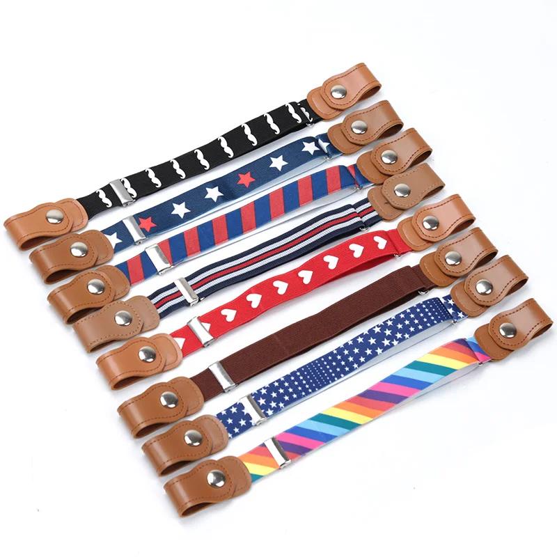 Toile enfants ceinture élastique pantalon pour filles garçons Anti déduction ceinture bébé pépinière