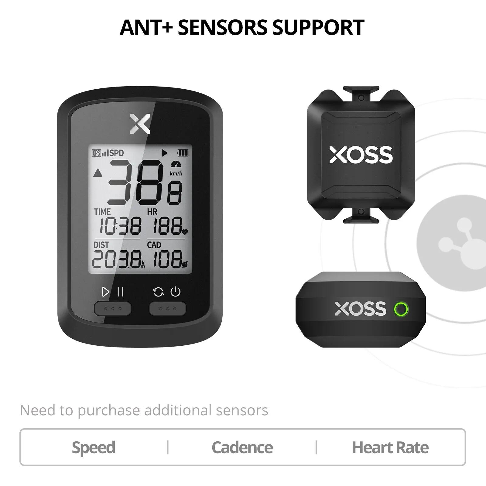 XOSS-Ordinateur de vélo G + GPS, compteur de vitesse de vélo sans fil, vélo de route VTT, étanche, B