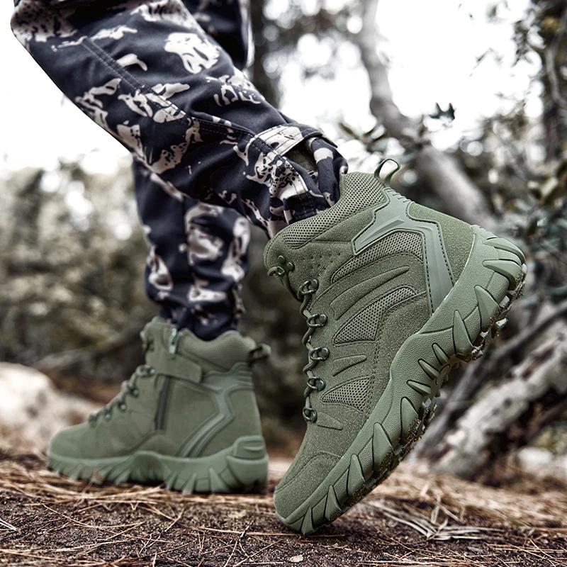 Tactiques améliorées bottes d'entraînement de Combat mâle en plein air Camping Anti-usure réponse ra