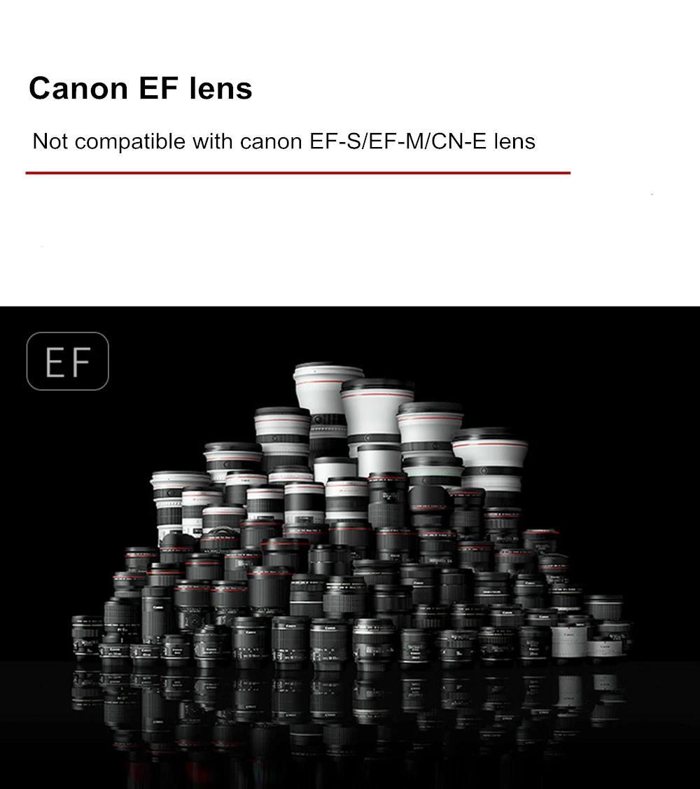 Bague d'adaptation Autofocus Viltrox EF-M2II pour objectif Canon EF vers appareils photo série montu