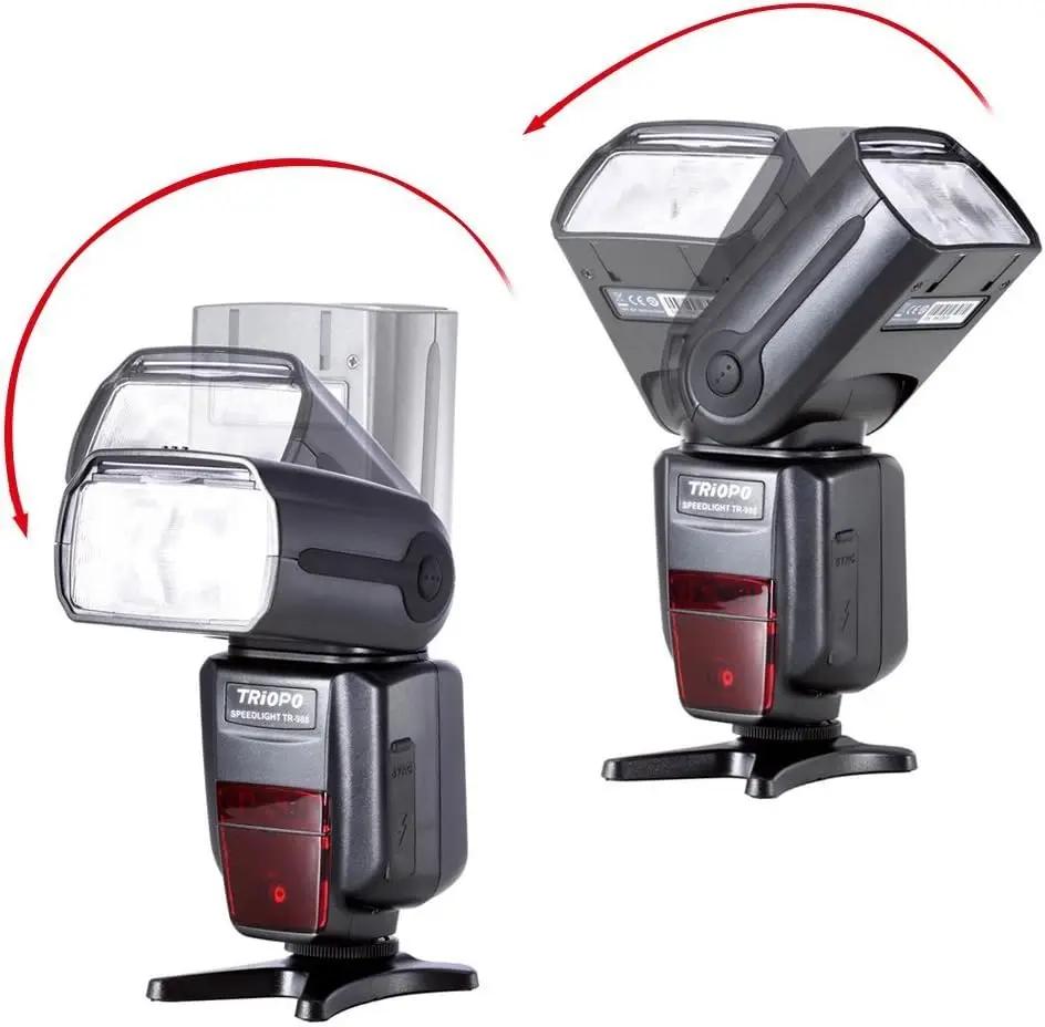 Triopo TR-988 II TTL Haute Vitesse DivisProfessional Appareil Photo Flash Speedlite pour IL et Nikon