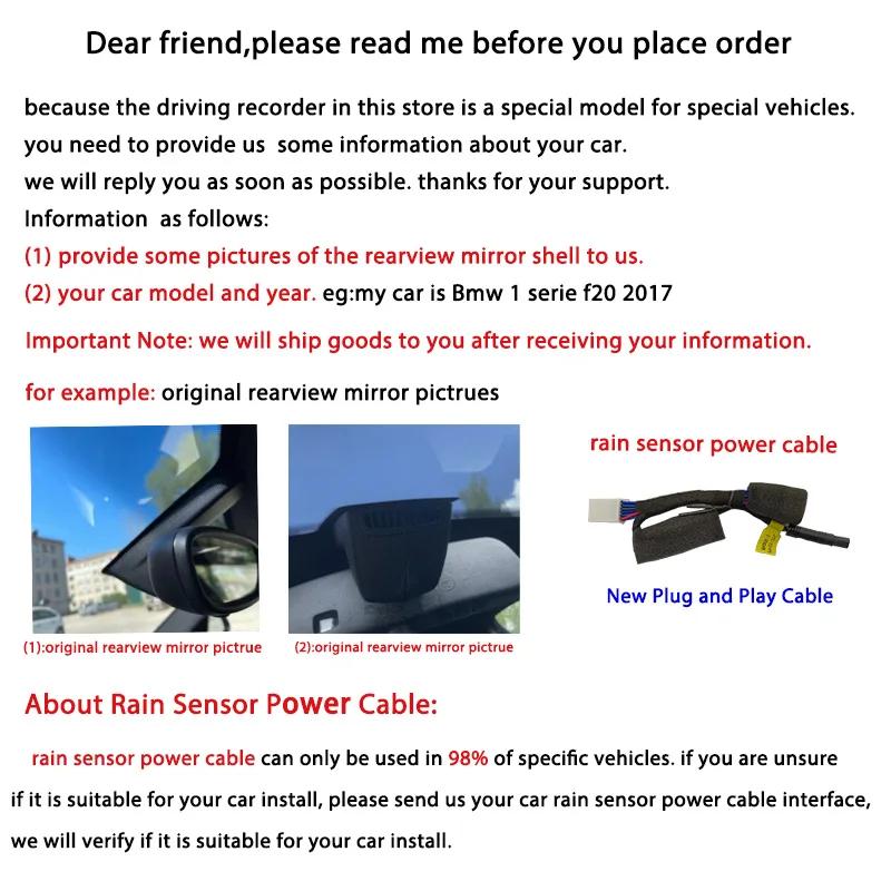 Enregistreur vidéo WiFi Plug and Play Dvr Car Cam, caméra de tableau de bord, 1K, 2K, 4K, Toyota CHR