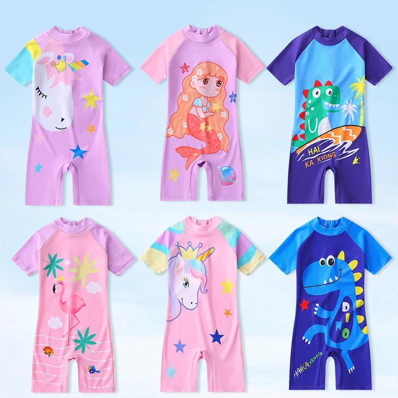 Maillots de bain pour enfants nouveau maillot de bain une pièce pour garçons et filles petits enfant