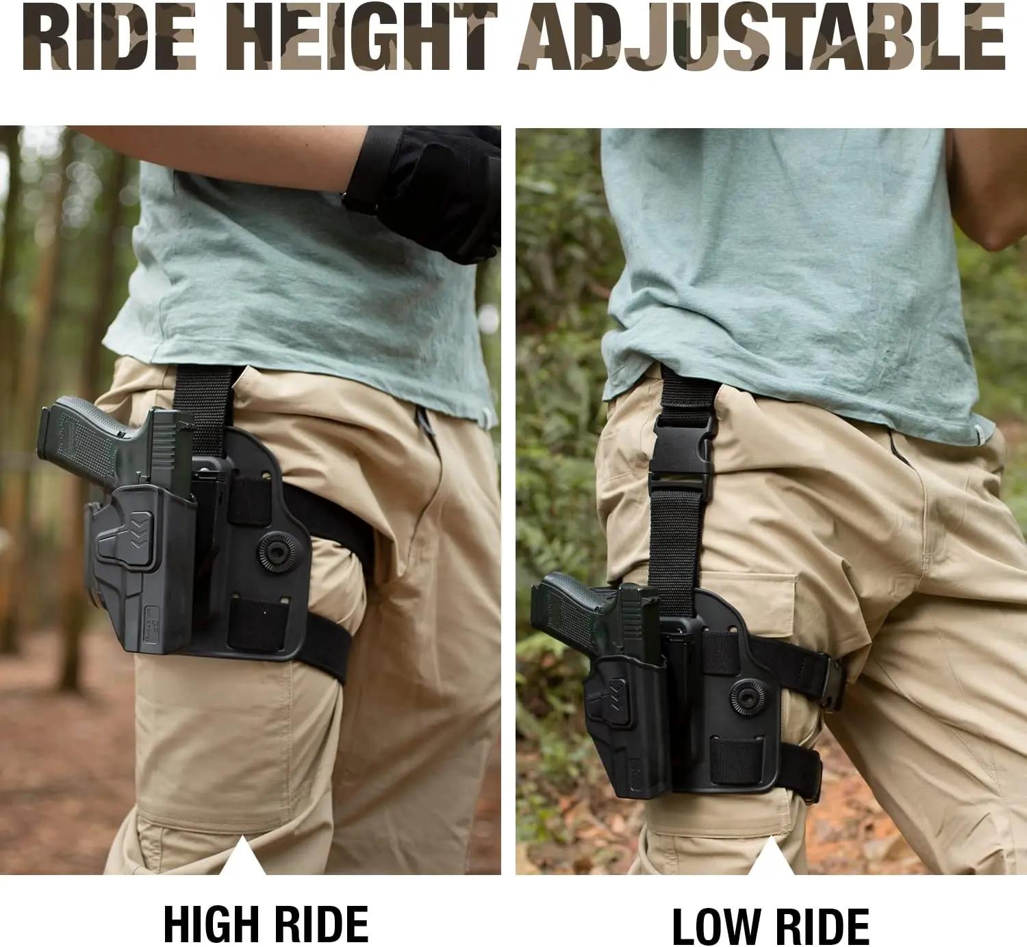 M & P 9 DstressLeg Holster Fit Smith & Wesson M & P 9MM/.40 M2.0 Book ine taille 4.25 en effet et M2