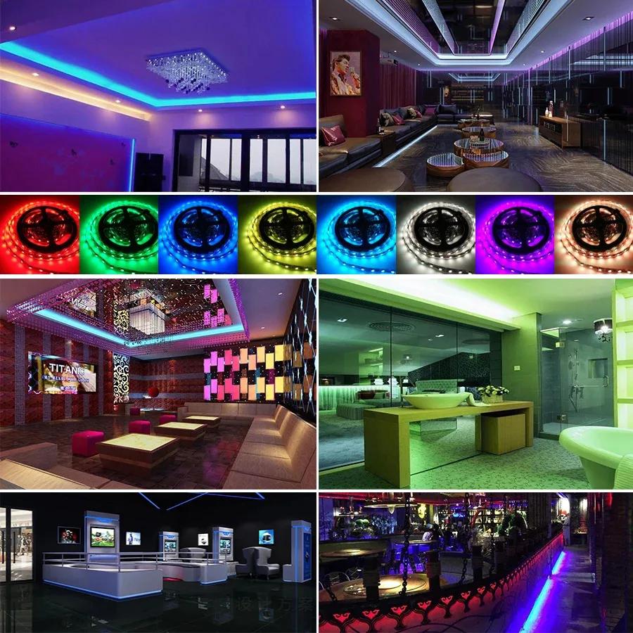 30 LED s/m 5050 bande LED 5 M LED bande lumineuse ruban LED 15 M 20 M 30 M rgb LED bande de diode Bl