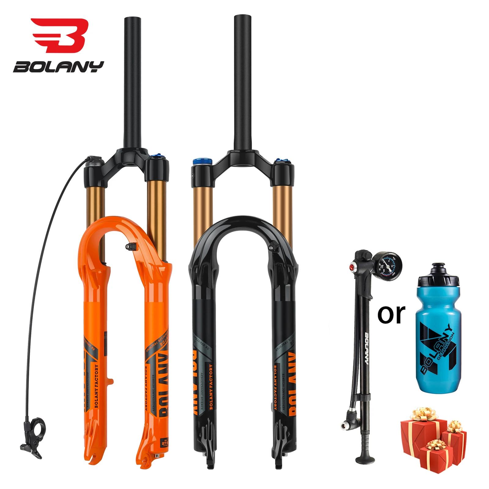 Fourche à air vélo montagne BOLANY suspension 120mm alliage magnésium 27.5 29 pouces