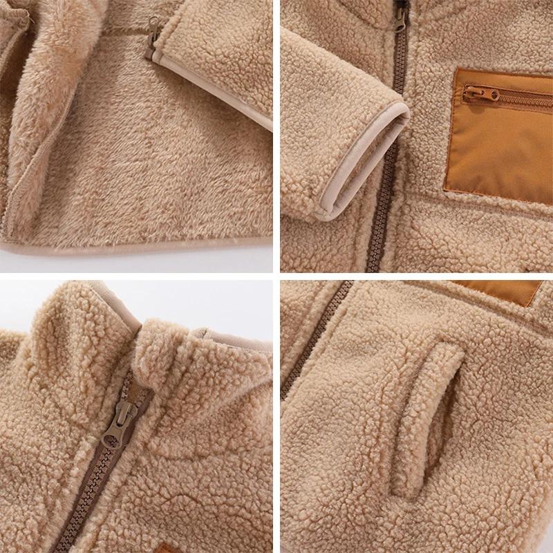 1 2 3 4 5 6 7 ans garçons veste automne hiver chaud polaire bébé manteaux nouvelle mode fermeture éc