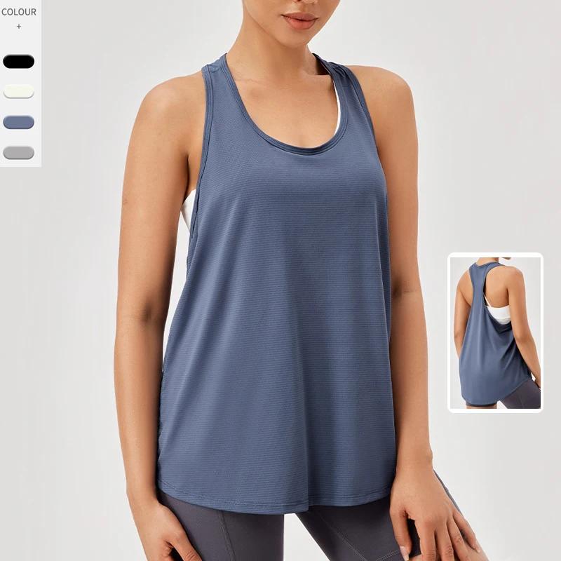 T-shirt sport femme respirant séchage rapide - Yoga fitness été - Vêtement entraînement confortable
