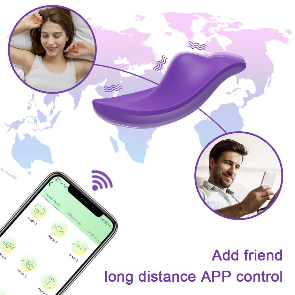 Oeuf vibrant télécommandé sans fil pour femme, vibrateur Bluetooth, stimulateur de clitoris portable