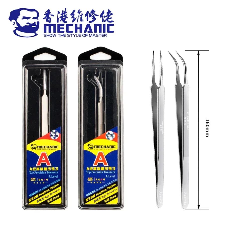 Pincettes mécaniques en acier inoxydable Aaa-14 Aaa-15, Ultra fines, haute dureté, ténacité, durable