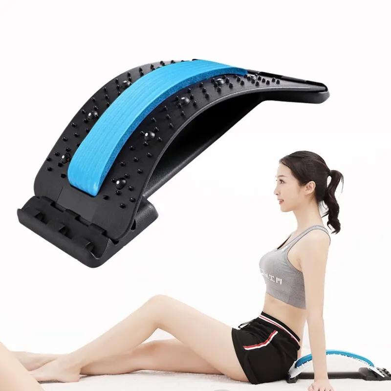 Retour civière multi-niveau réglable masseur taille cou Fitness lombaire colonne cervicale soutien c