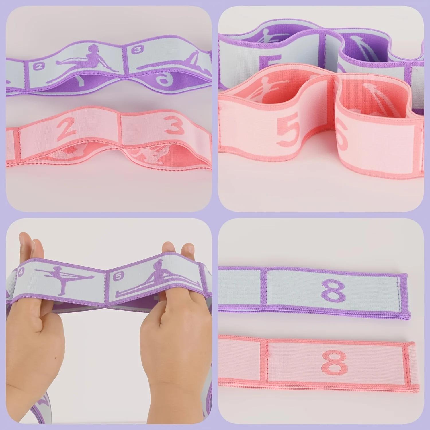 1 pièce, sangle d'étirement de jambe de sangle de Yoga extensible adaptée aux bandes de traction éla