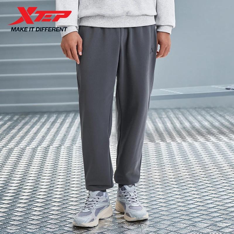 Pantalon Xtep homme automne tricot doux mode rétro confortable bas 876329630166