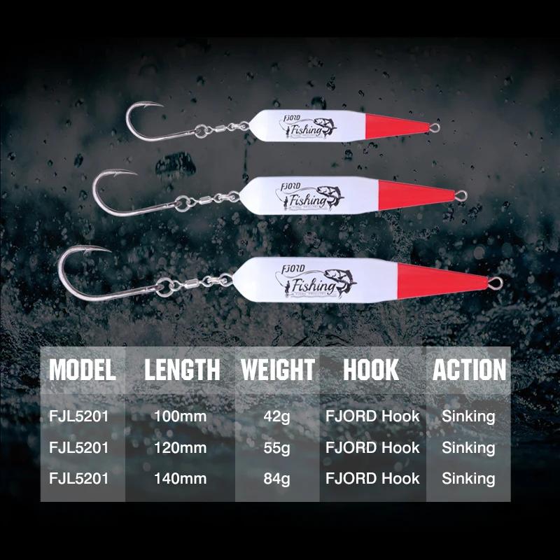 FJORD crayon appât 42g 55g 84g aiguille nez Surface bouchon pêche à la traîne dur nuit lueur eau sal
