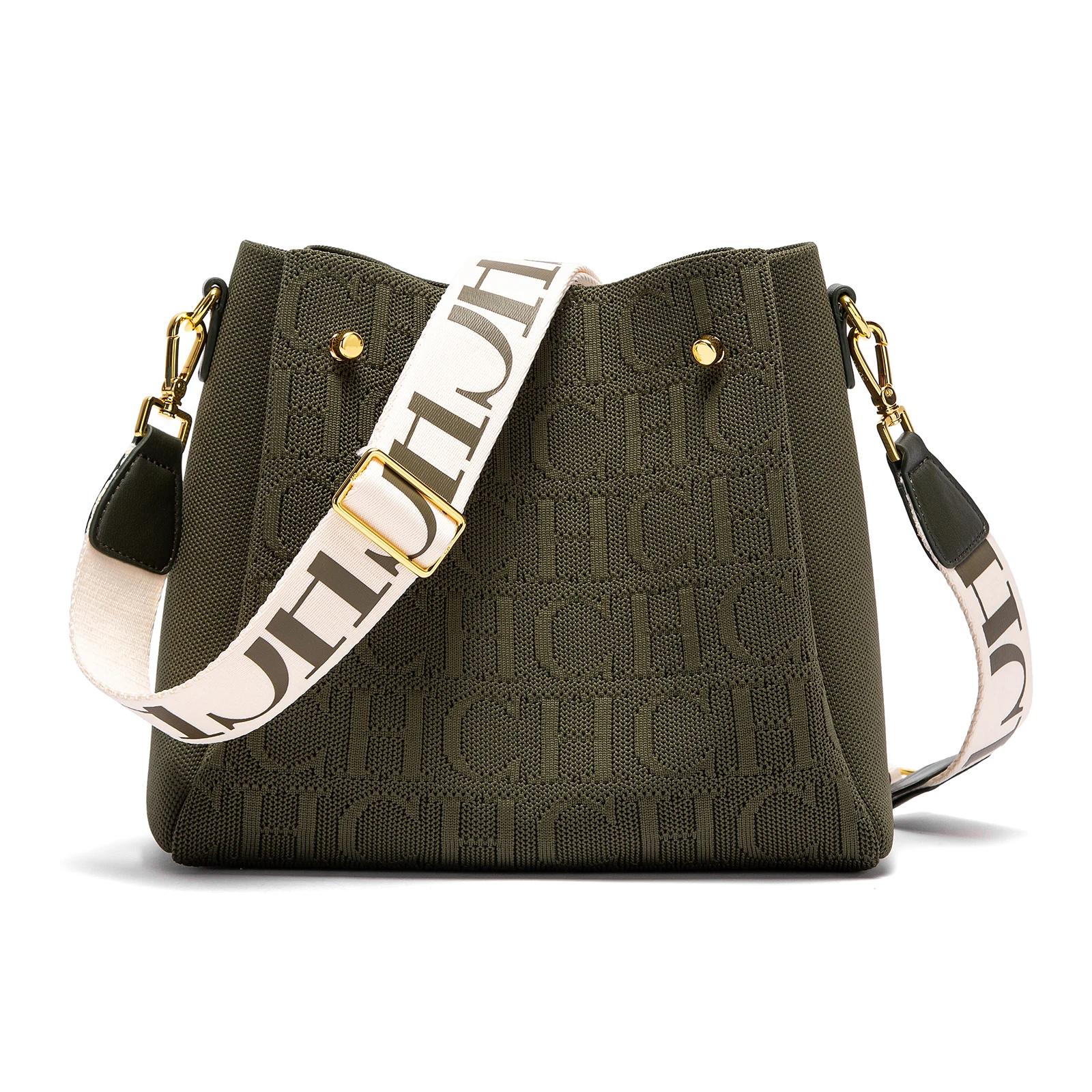 CHCH sac à bandoulière pour femme nouveau sac à bandoulière kaki à boucle magnétique grande capacité