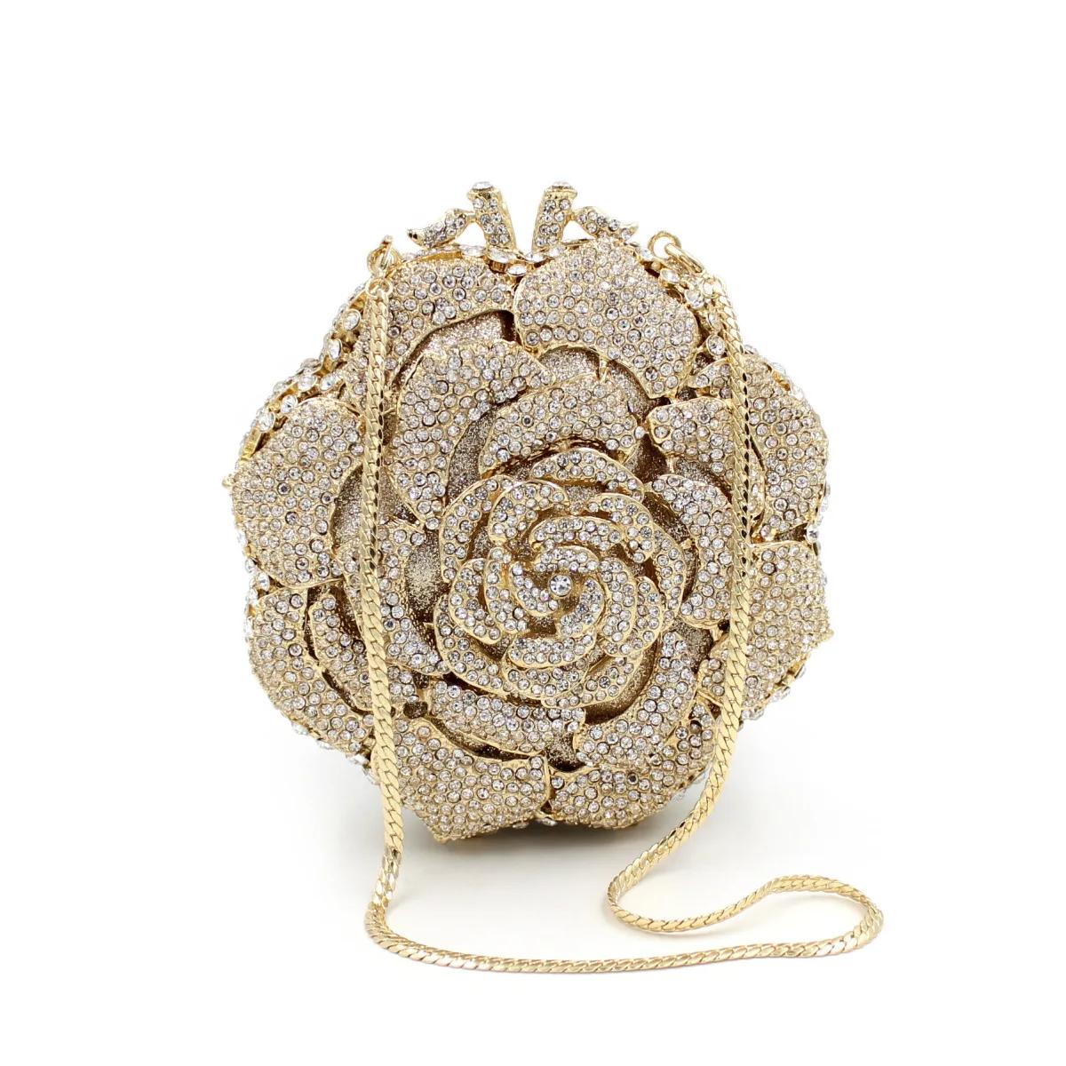 Sac à main de soirée en biscuits pour femme, rose élégante, sac de mariée de mariage, sac à main de