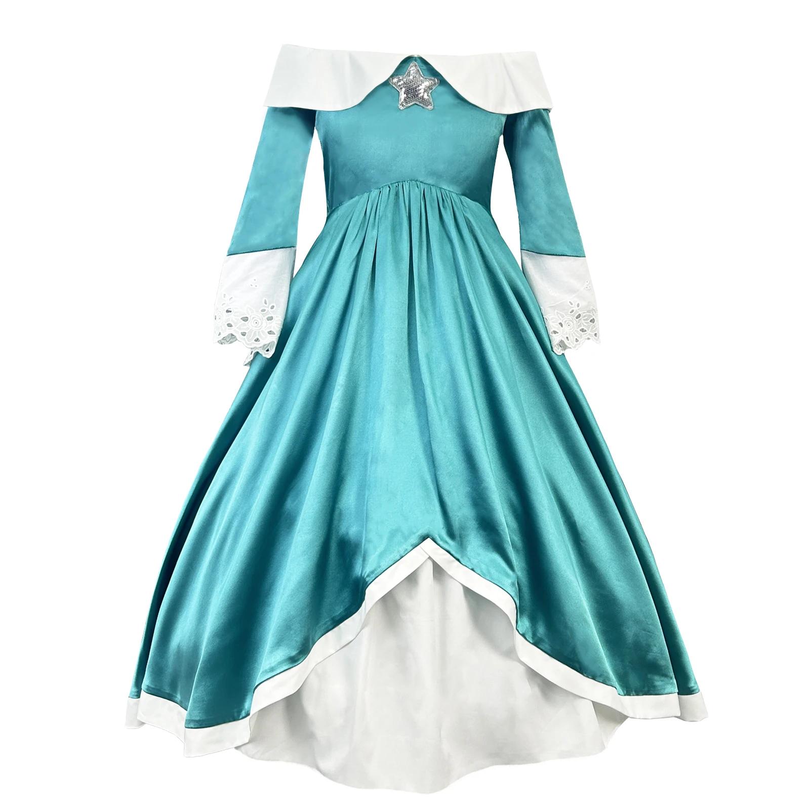 Robe verte pour fille, costume de princesse, jeu de rôle, fête, Halloween, carnaval, robe d'annivers