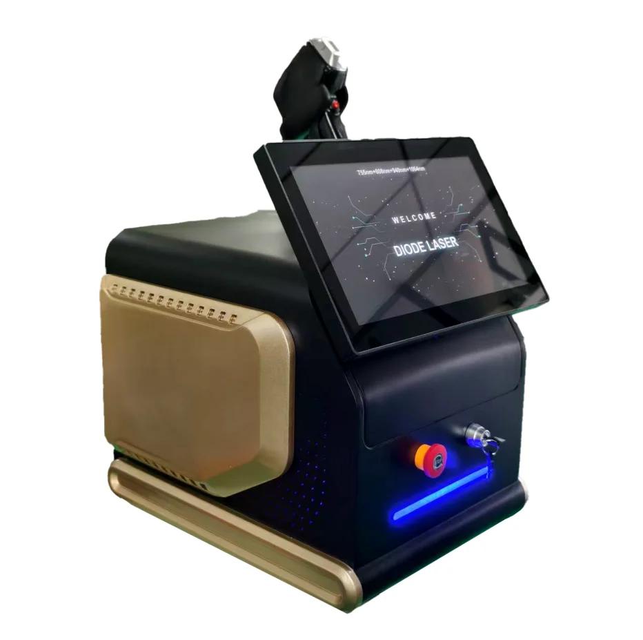 Épilateur laser diode 4500W 940nm 808nm, épilation permanente au laser Alexandrite 755nm 808nm 1064n