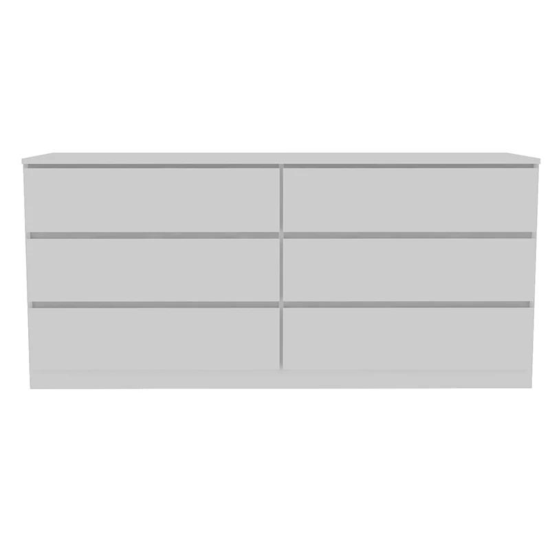 Asteria 6 MELDouble Commode, Métal Foy-Blanc