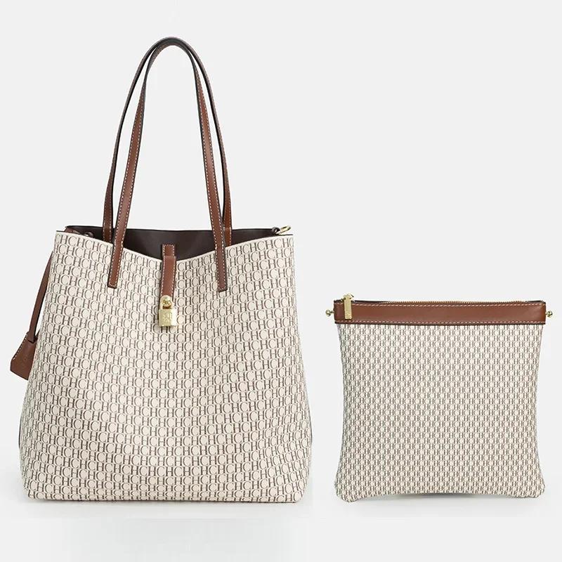 CH – sac à bandoulière essentiel de grande capacité pour femmes, Design multifonctionnel imprimé ave