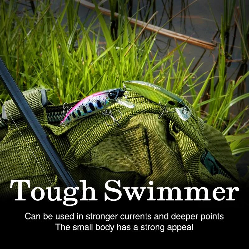 TSURINOYA 46S leurre de pêche méné coulant intrus 46mm 5g truite artificielle Ajing ruisseau lac Jer