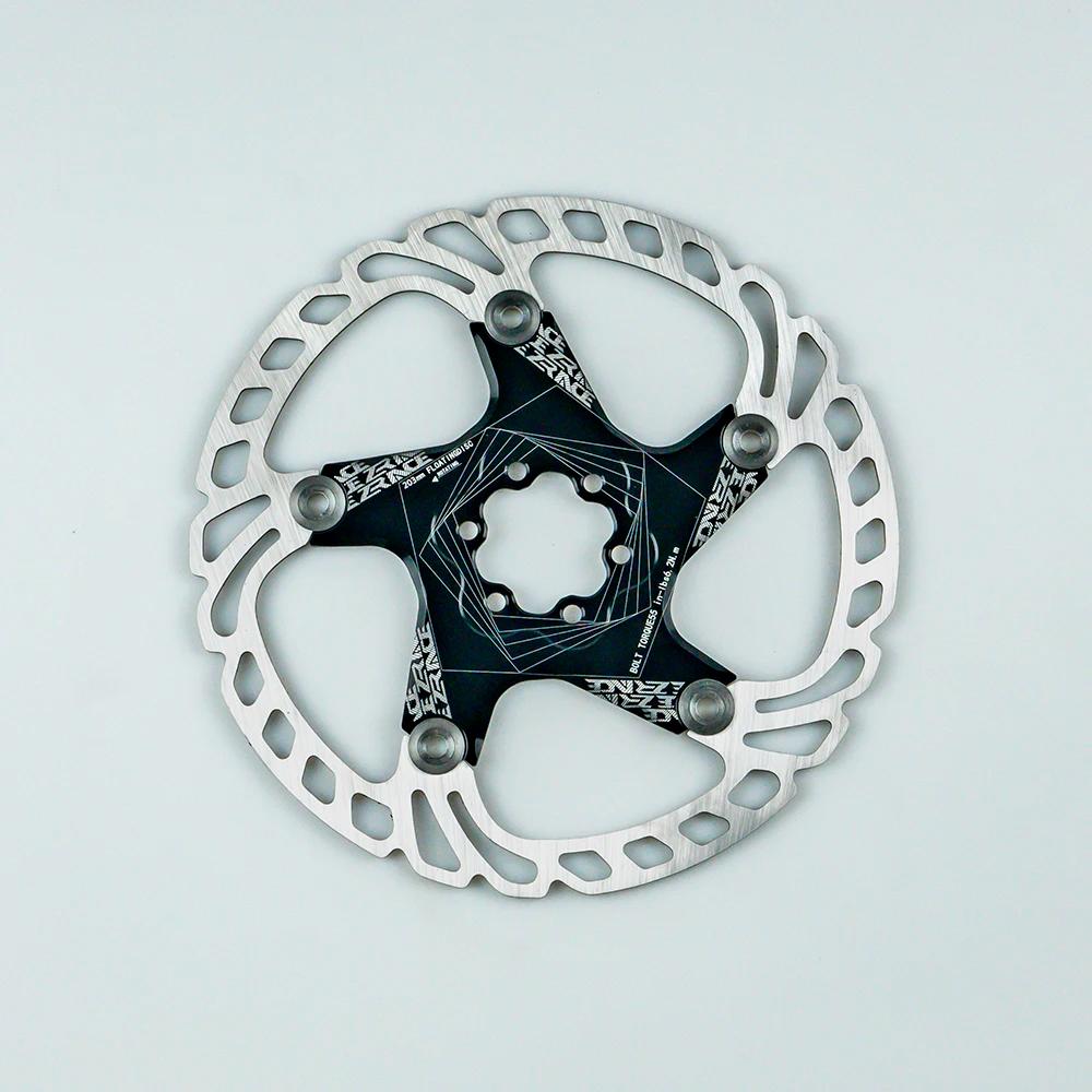 ZRACE rotor de frein de vélo forte dissipation thermique rotor flottant 160mm 180mm 203mm frein à di